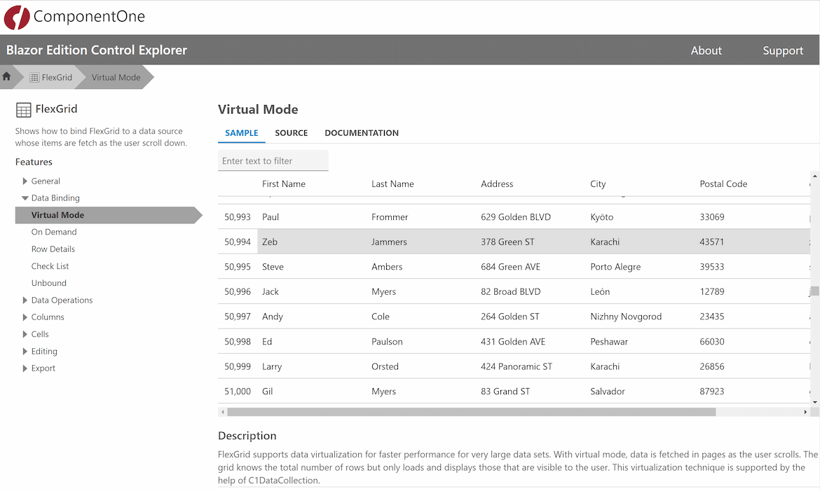 Powerful Blazor Datagrid Control | Create A Web-Based Grid Using C# ...