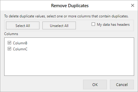 Remove Duplicates