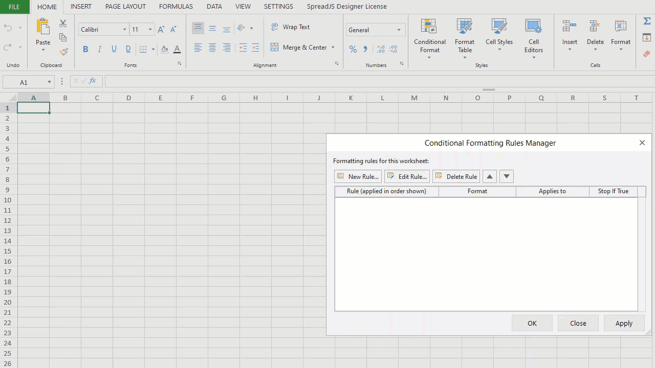 Resizable Conditional Formatting and Named Range Dialogs