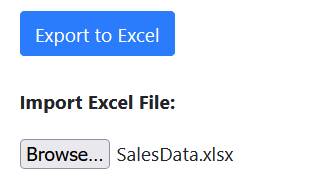 Import Excel File