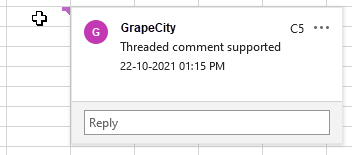 Spread.NET v16 Threaded Comment Enhancement