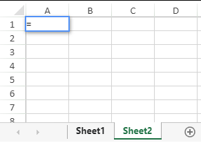 Cross-Sheet Reference Support when Entering Formulas - JS Spreadsheet
