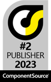 ComponentSource #2 Publisher 2023 Award