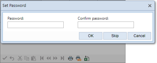 New PDF/Excel Document Password Option