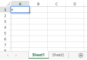 Cross-Sheet Reference Support when Entering Formulas - JS Spreadsheet