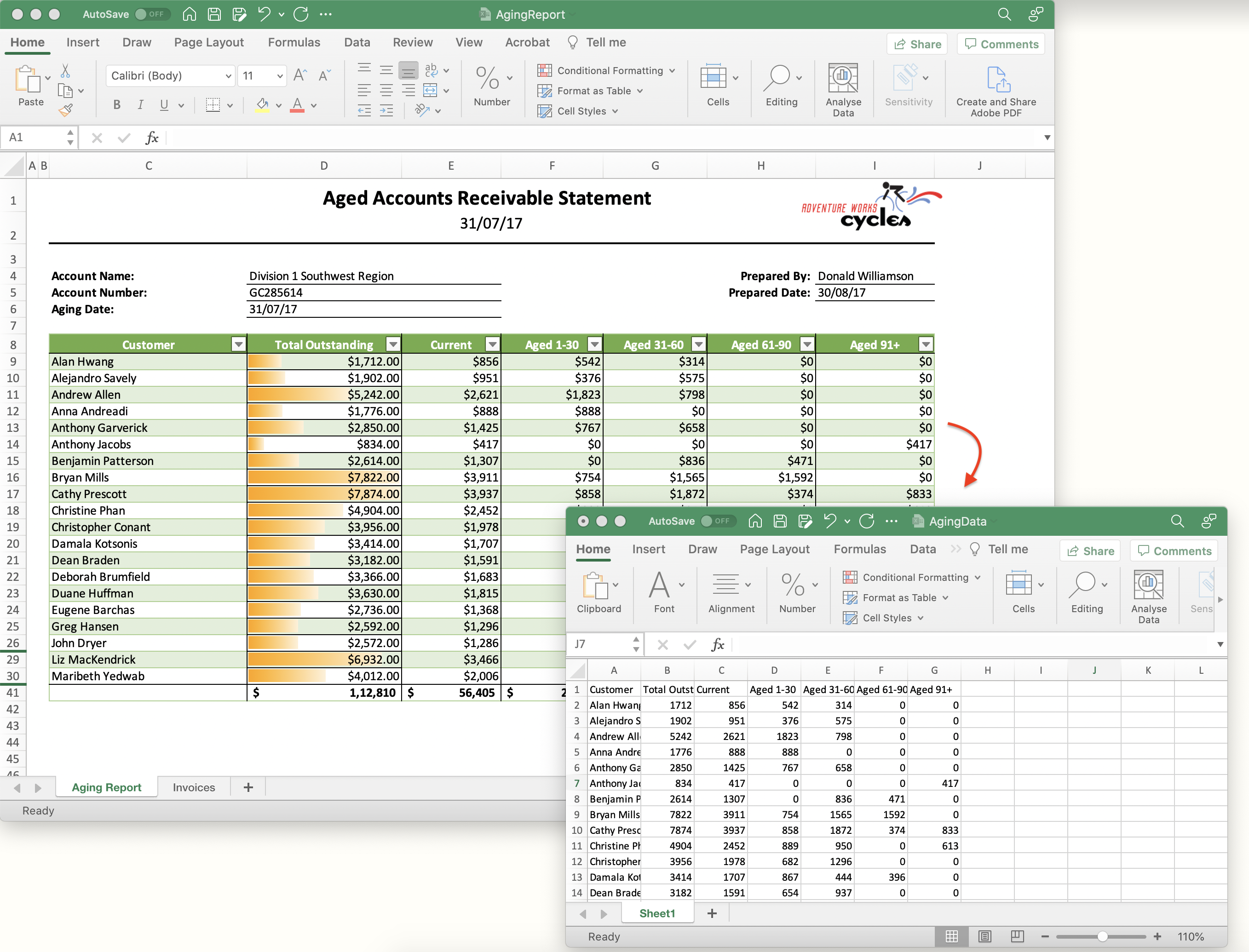 Import Data Function to Import Table, Range, or Worksheet from Excel Files using GrapeCity Documents for Excel .NET v5.1