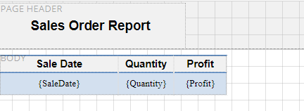 Customize Appearance of Parameterized Report Example
