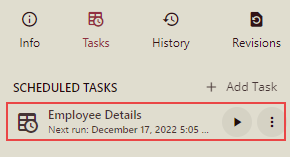 List of scheduled tasks