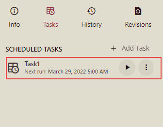 List of scheduled tasks