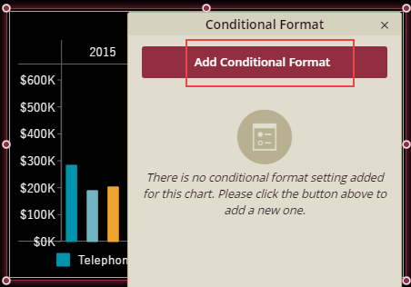 Adding a conditional format