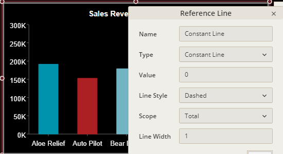 Reference Line Dialog