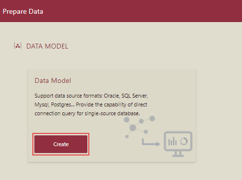 Create a Data Model for report