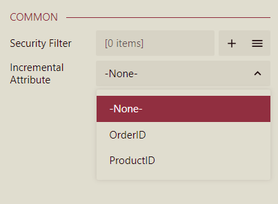 Set Incremental Attribute Property