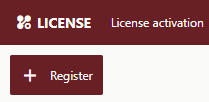 Wyn Enterprise License window