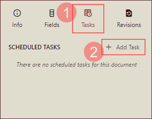Schedule Task for Datasets - Add Task