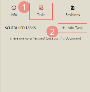 Schedule Task for Datasource - Add Task