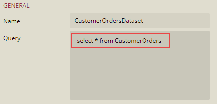 Entering SQL query to extract data from the data source